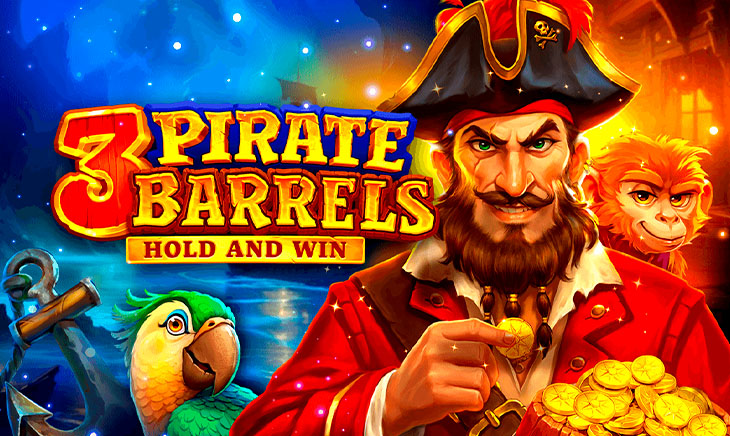 3 Pirate Barrels